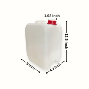 10 Litre Plastic Jerry Can in milky white by Thermosole, model TIL-2021 10 Litre Plastic Jerry Can in milky white by Thermosole, model TIL-2021