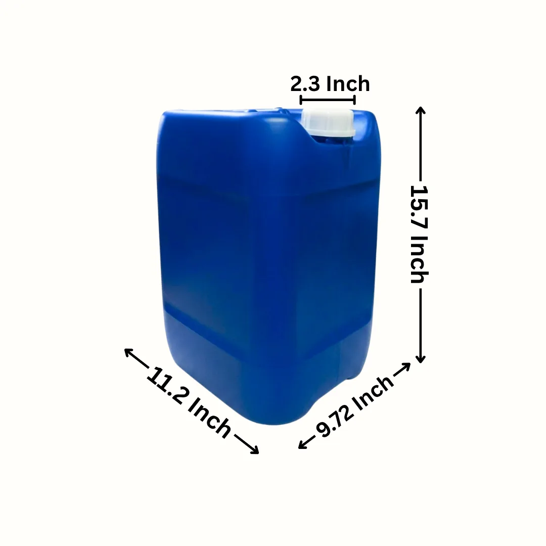 20 Litre Plastic Jerry Can in blue by Thermosole, model TIL-2013