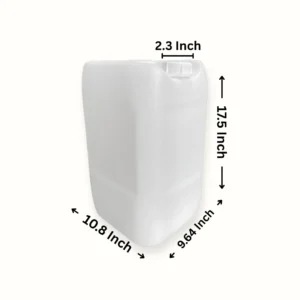 25 Litre Plastic Jerry Can in natural white by Thermosole, model TIL-2009 25 Litre Plastic Jerry Can in natural white by Thermosole, model TIL-2009