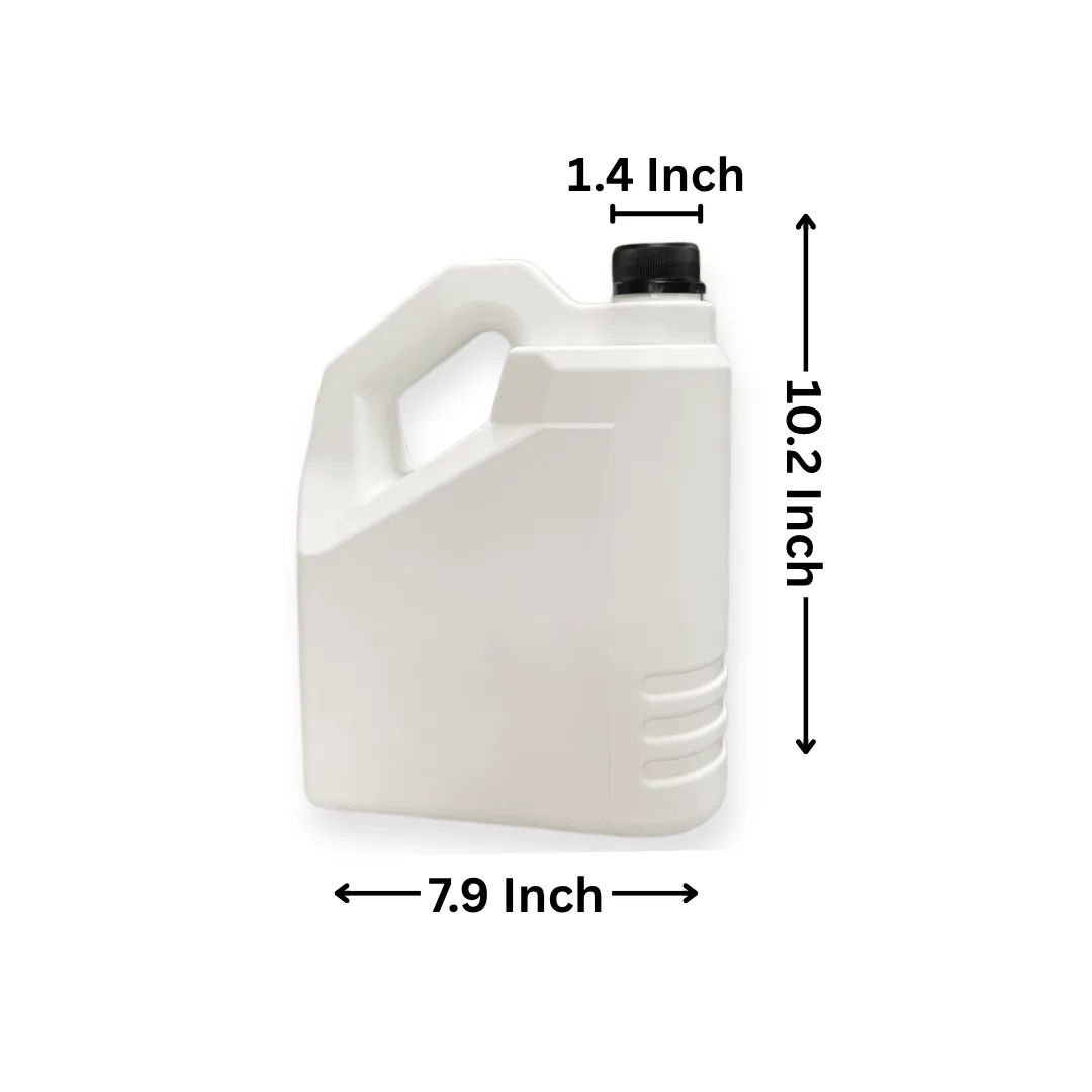 3 Litre Plastic Jerry Can in milky white by Thermosole, model TIL-2002