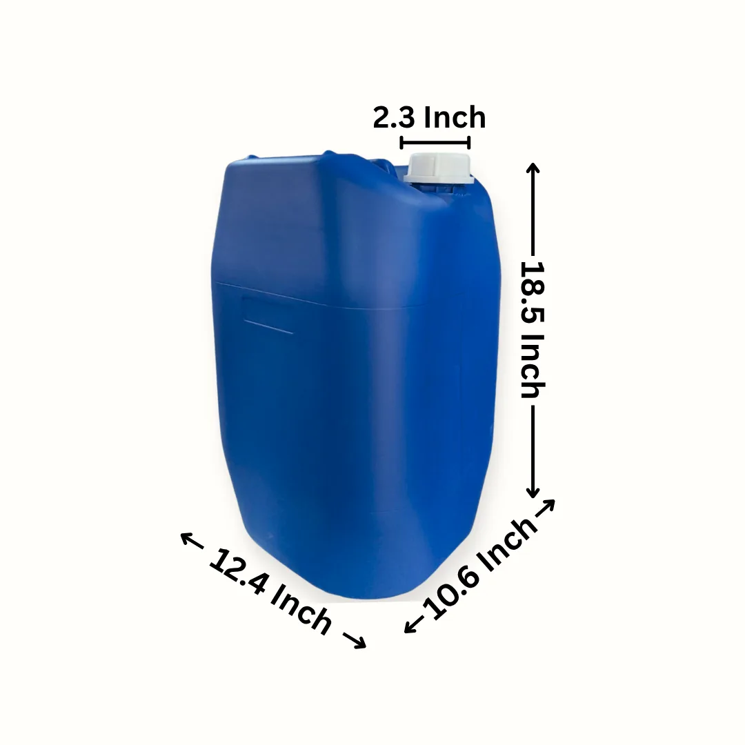 30 Litre Plastic Jerry Can in blue by Thermosole, model TIL-2012