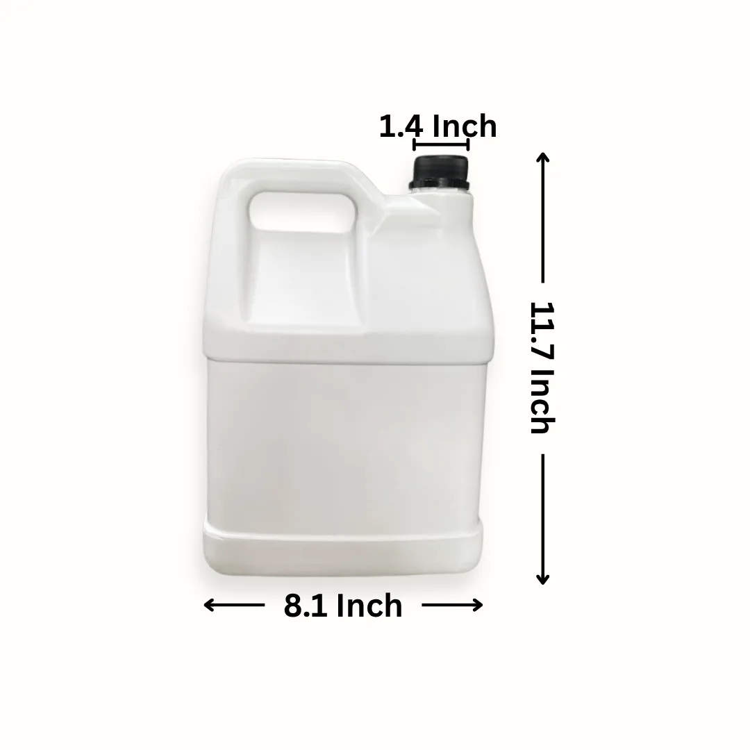 5 Litre Plastic Jerry Can in milky white by Thermosole, model TIL-2020