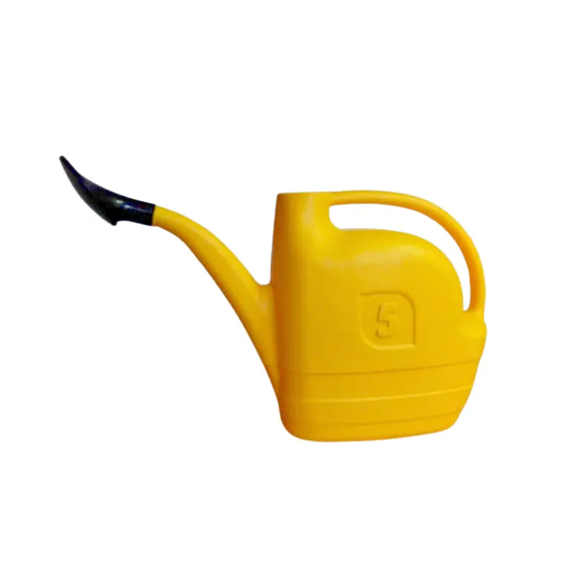 5 Litre Plastic Watering Can in yellow by Thermosole, model TIL-1020